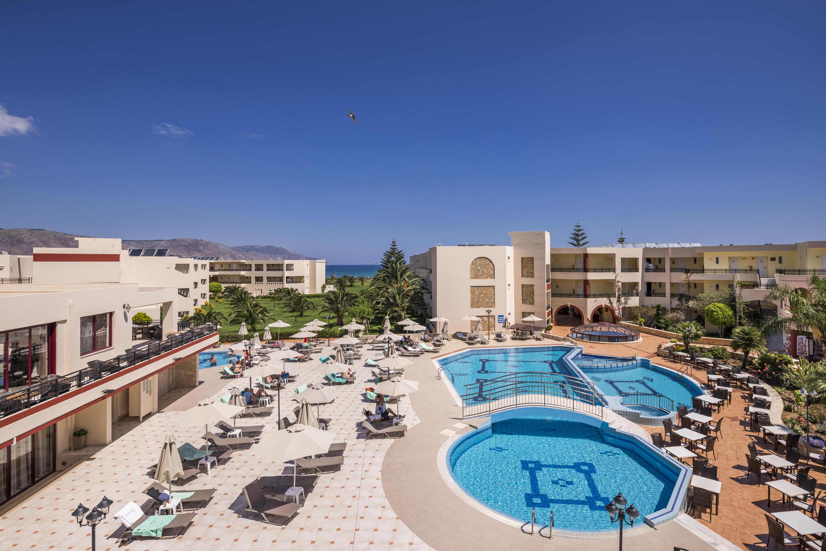 Vantaris Palace Hotel Paralia Kourna Bagian luar foto