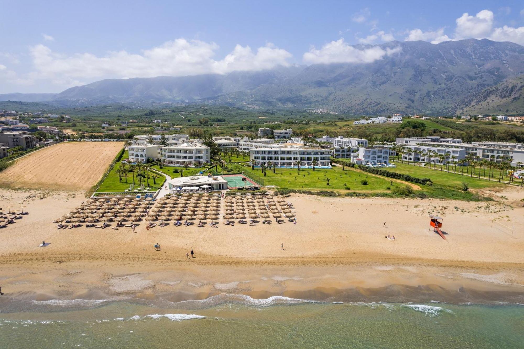 Vantaris Palace Hotel Paralia Kourna Bagian luar foto