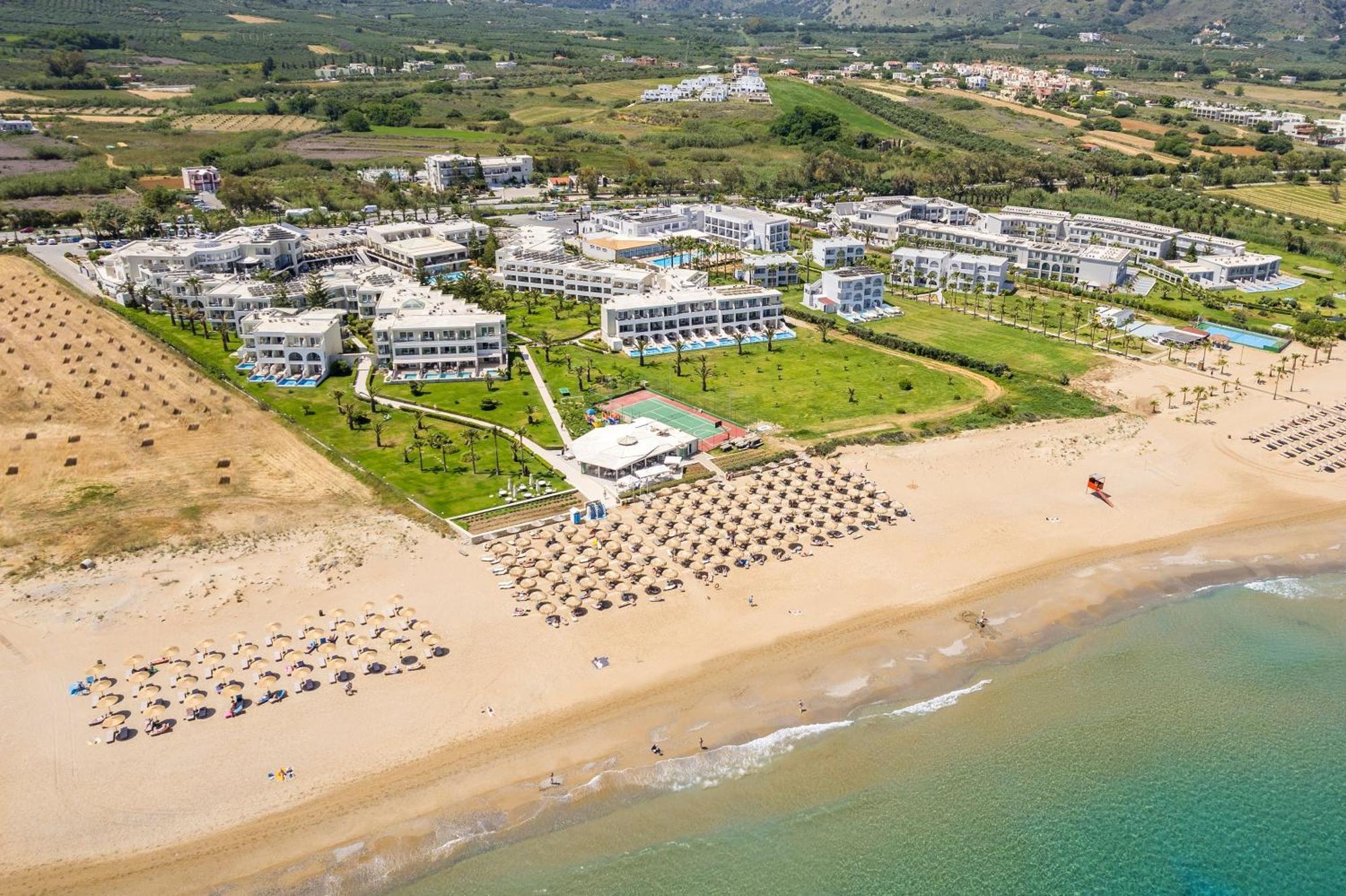 Vantaris Palace Hotel Paralia Kourna Bagian luar foto